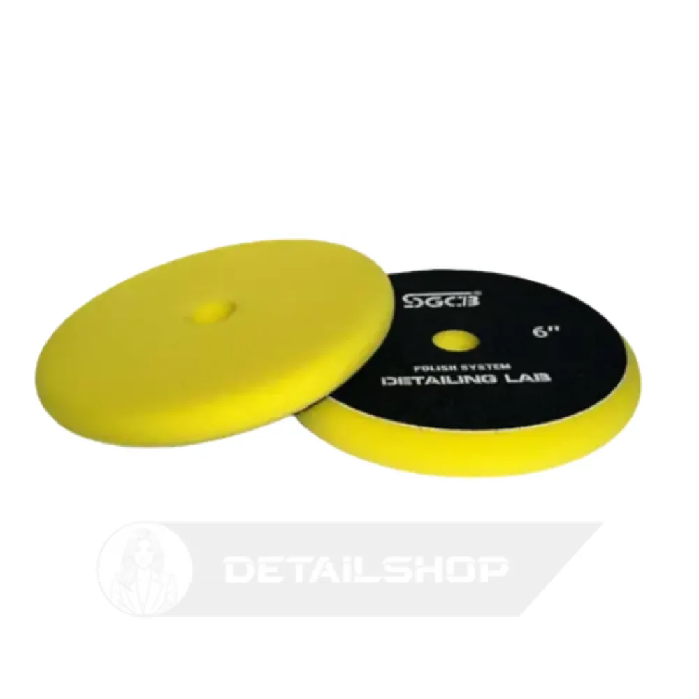 Полірувальний круг SGCB Buffing Foam Pad Yellow Ø150 mm З поролону середньої твердості, Ø150/160 мм