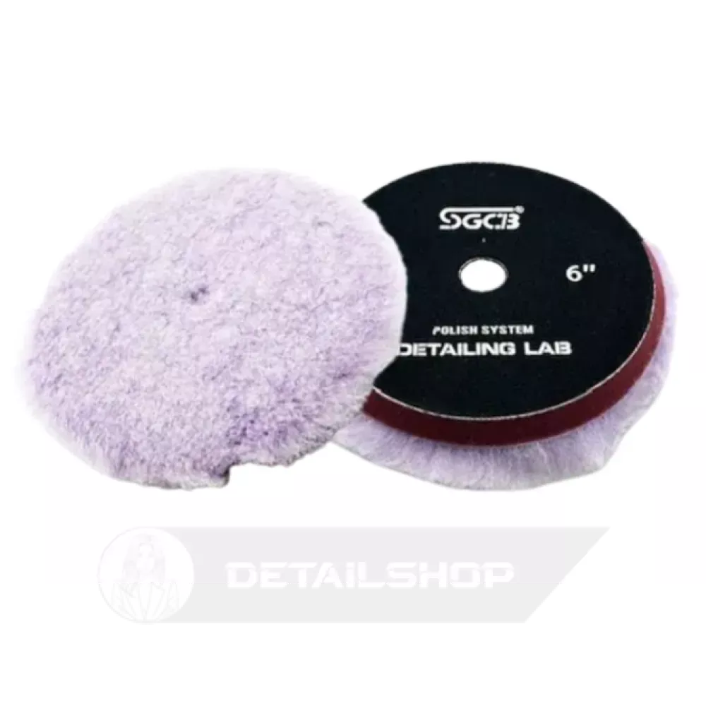 Полірувальний круг SGCB Wool Cutting Pad Grey Ø150 mm З жорсткої шерсті, Ø150 мм