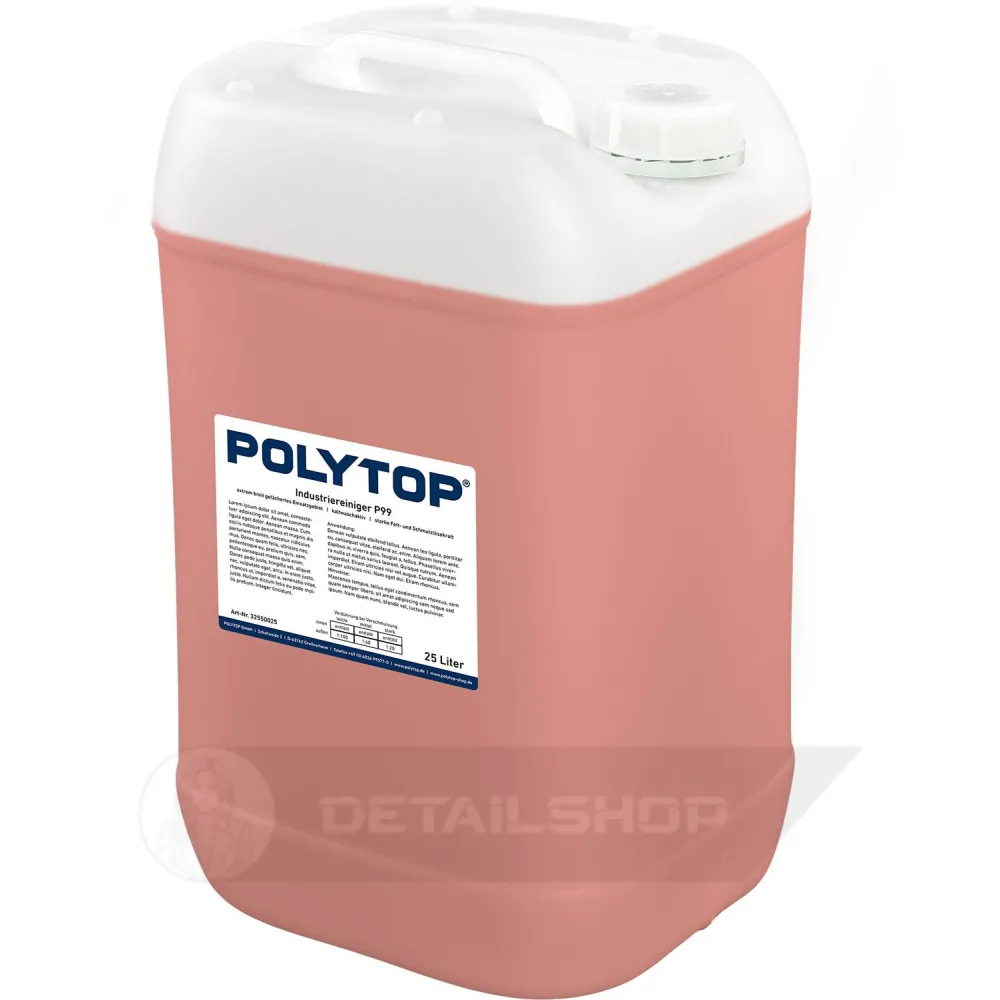 POLYTOP Industrial Cleaner P99 25 L - aктивна піна для попереднього миття
