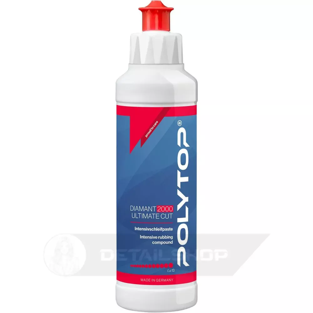 POLYTOP Diamant 2000 Ultimate Cut 250 ml - професійна інтенсивна шліфувальна паста