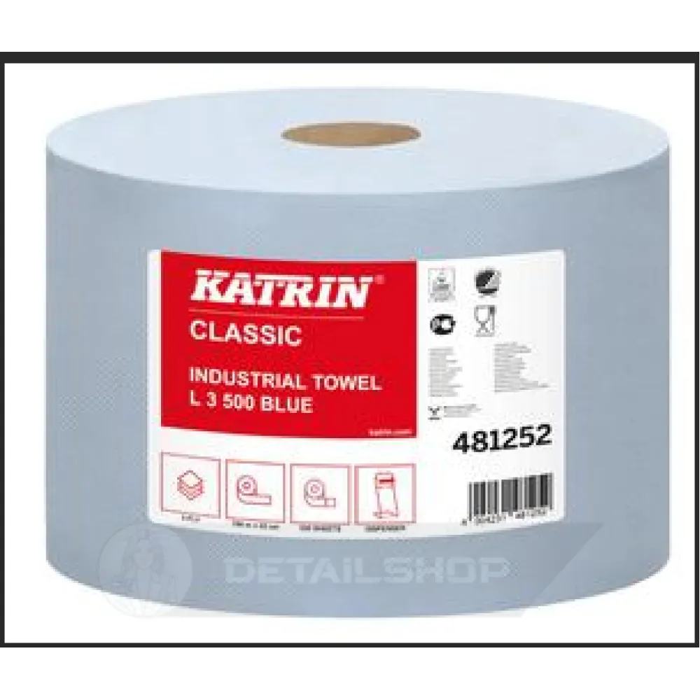 Протиральний папір Katrin Classic L3 3-х слойний 38x38 см 1000 отривів