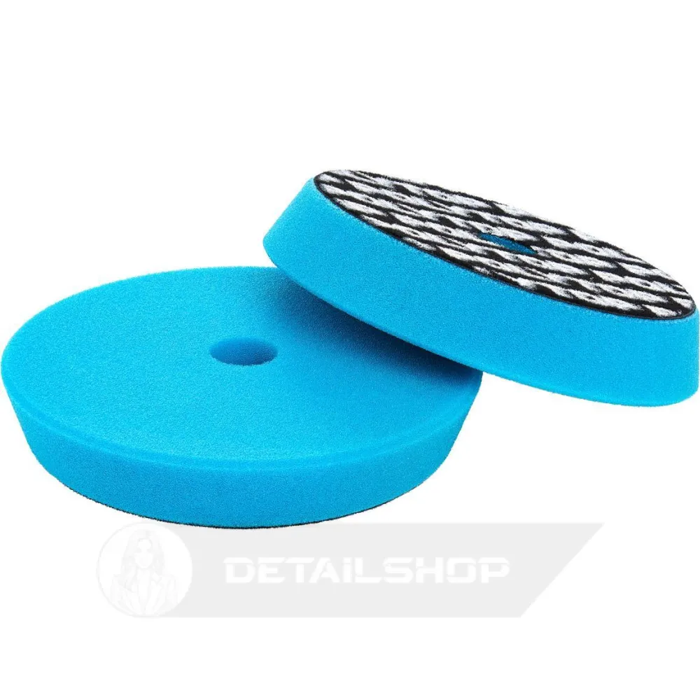 POLYTOP Medium Cutting Pad blue eccentric 165 x 25 mm - полировочный круг, средней жесткости, синий