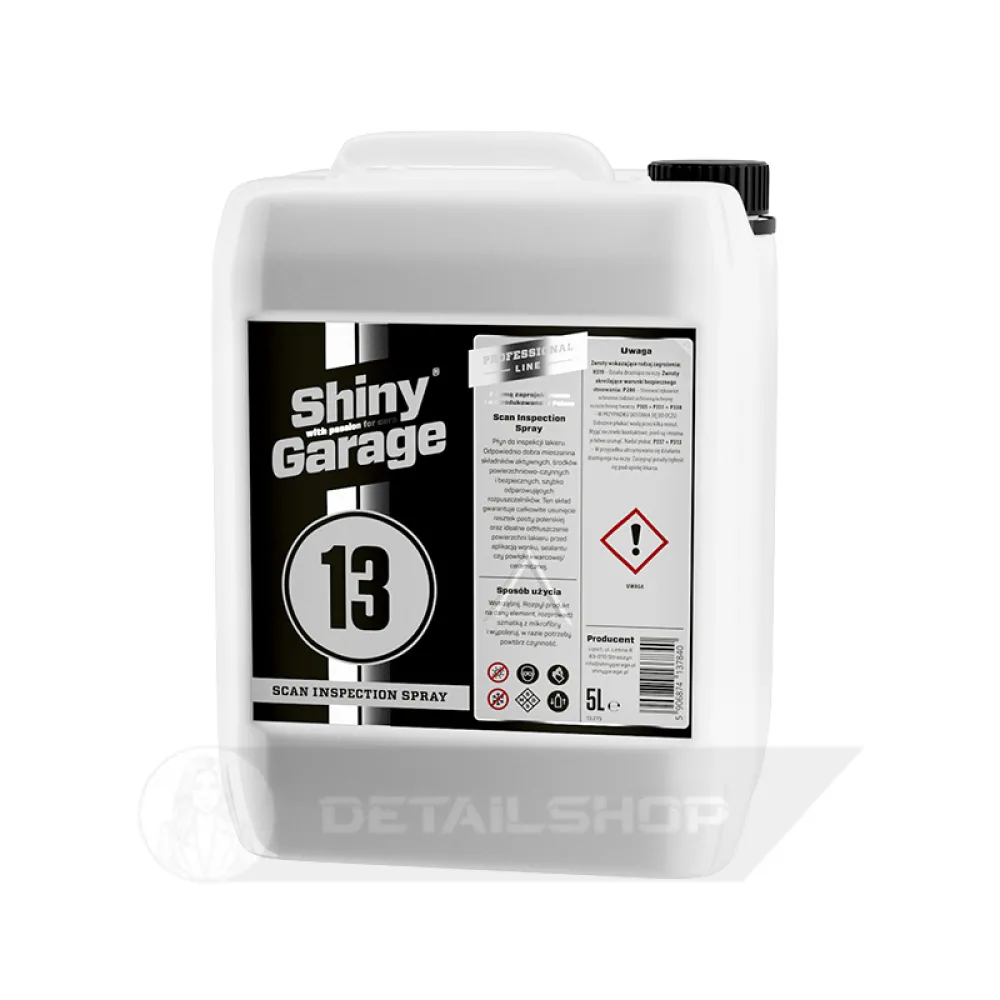 Знежирювач Shiny Garage Scan Inspection Spray, 5л