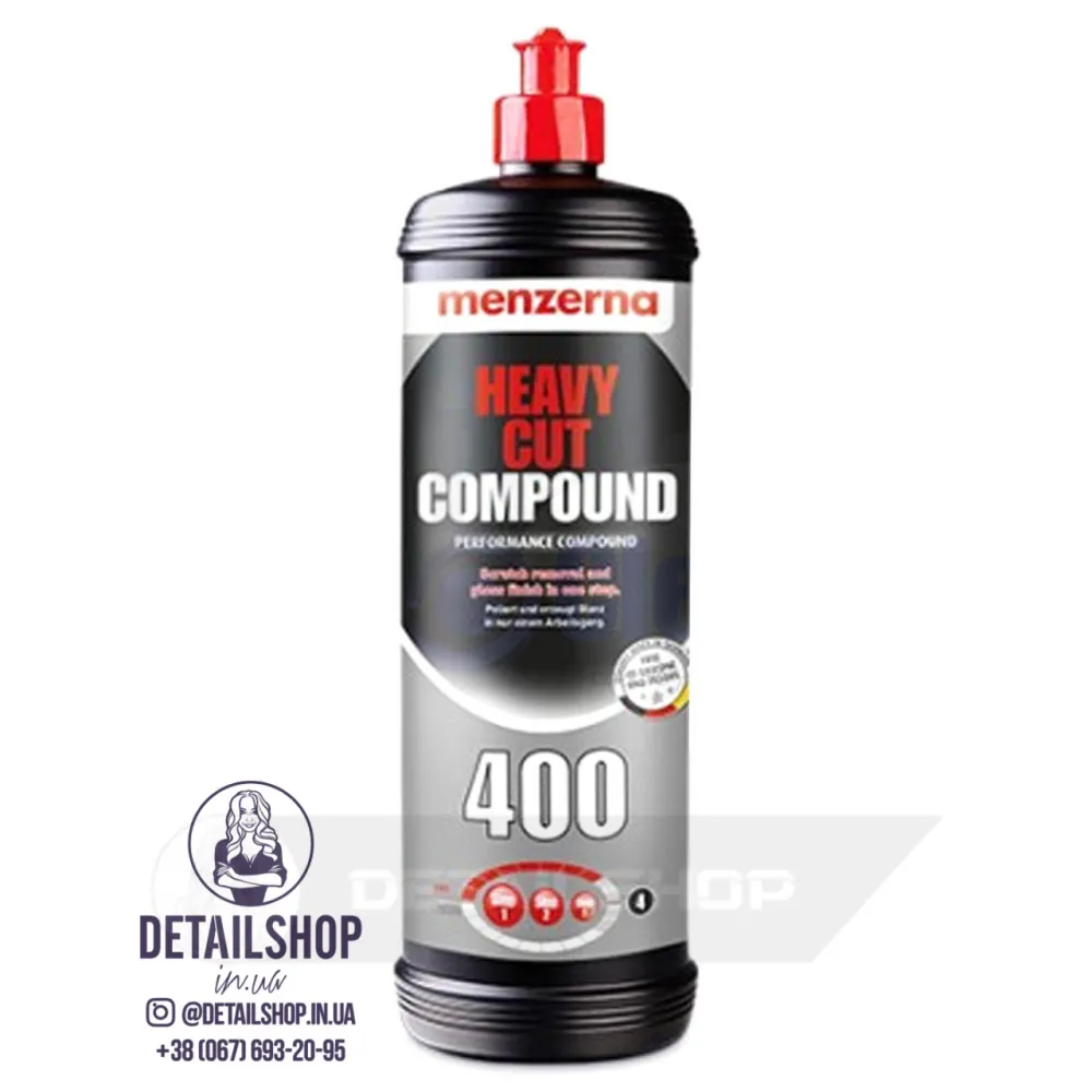 MENZERNA Heavy Cut Compound 400 величезної поліровальна паста, 1кг
