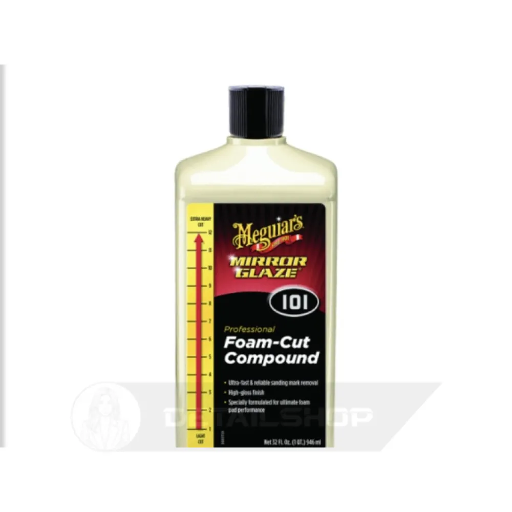 Полировальная паста для жестких лаков - Meguiars Foam-Cut Compound 946 мл.
