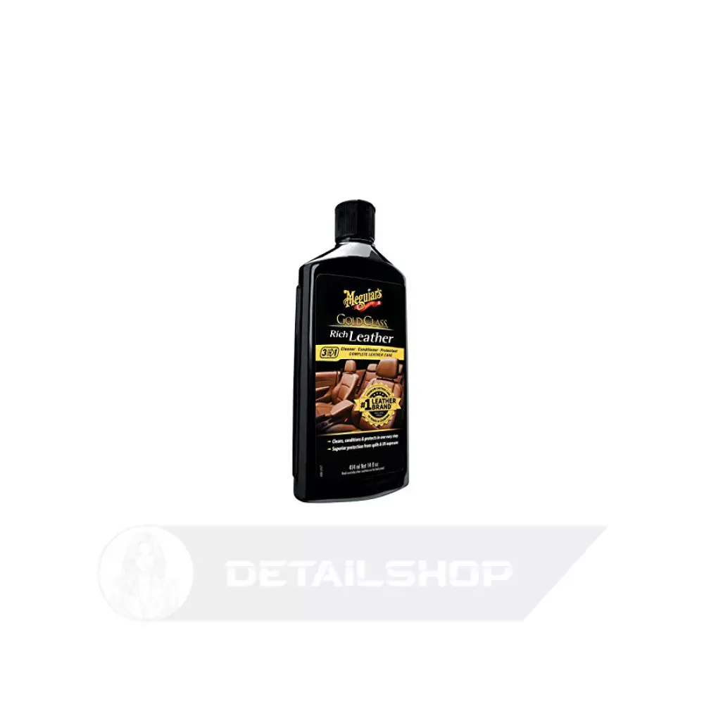 ЛОСЬЙОН 3 В 1 ДЛЯ ДОГЛЯДУ ЗА ШКІРЯНИМ САЛОНОМ MEGUIAR'S GOLD CLASS™ RICH LEATHER LOTION 3 IN 1, 414 МЛ