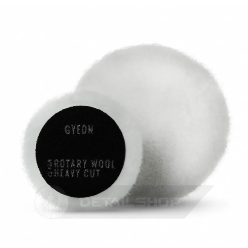 Gyeon Rotary Wool Heavy Cut 125 mm - біле хутряне супер ріжуче коло