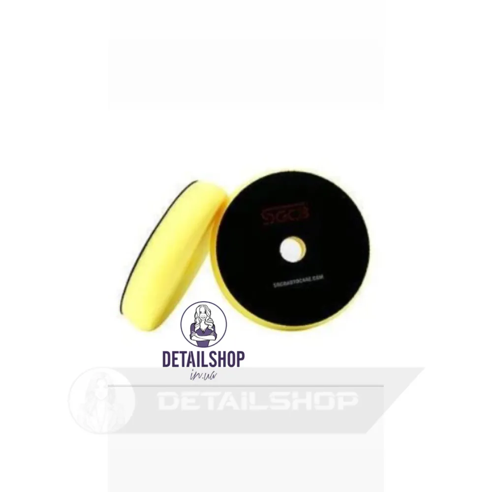 RO/DA Foam Pad Yellow - полировальный антиголлограмный желтый круг 80 мм