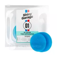 Аплікатор для нанесення засобів для чорніння гуми Shiny Garage, Голубий