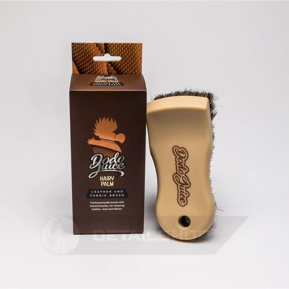 Щітка для тканини/шкіри/текстилю із натурального ворсу Dodo Juice Hairy Palm