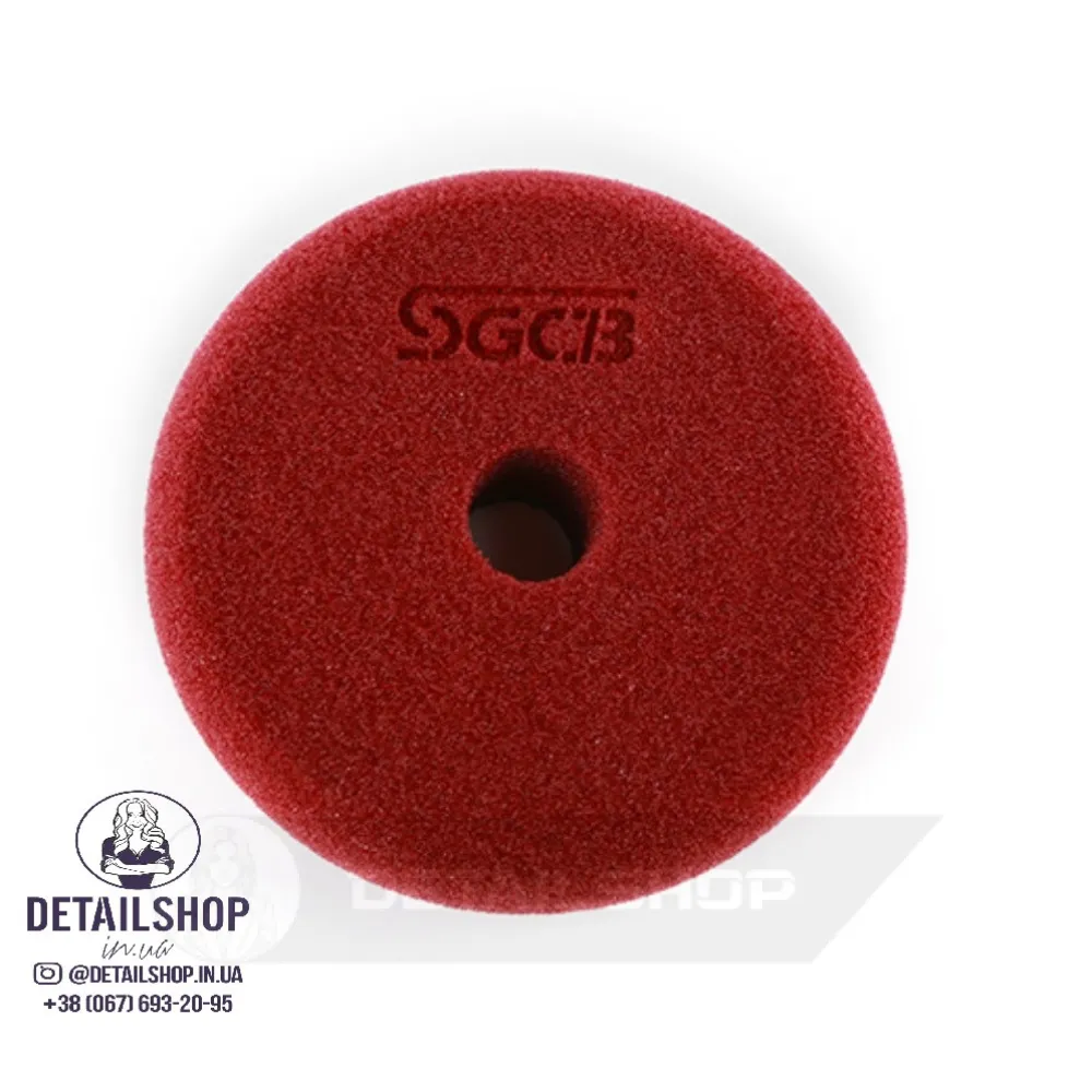 RO/DA Foam Pad   Бордовий 125 мм