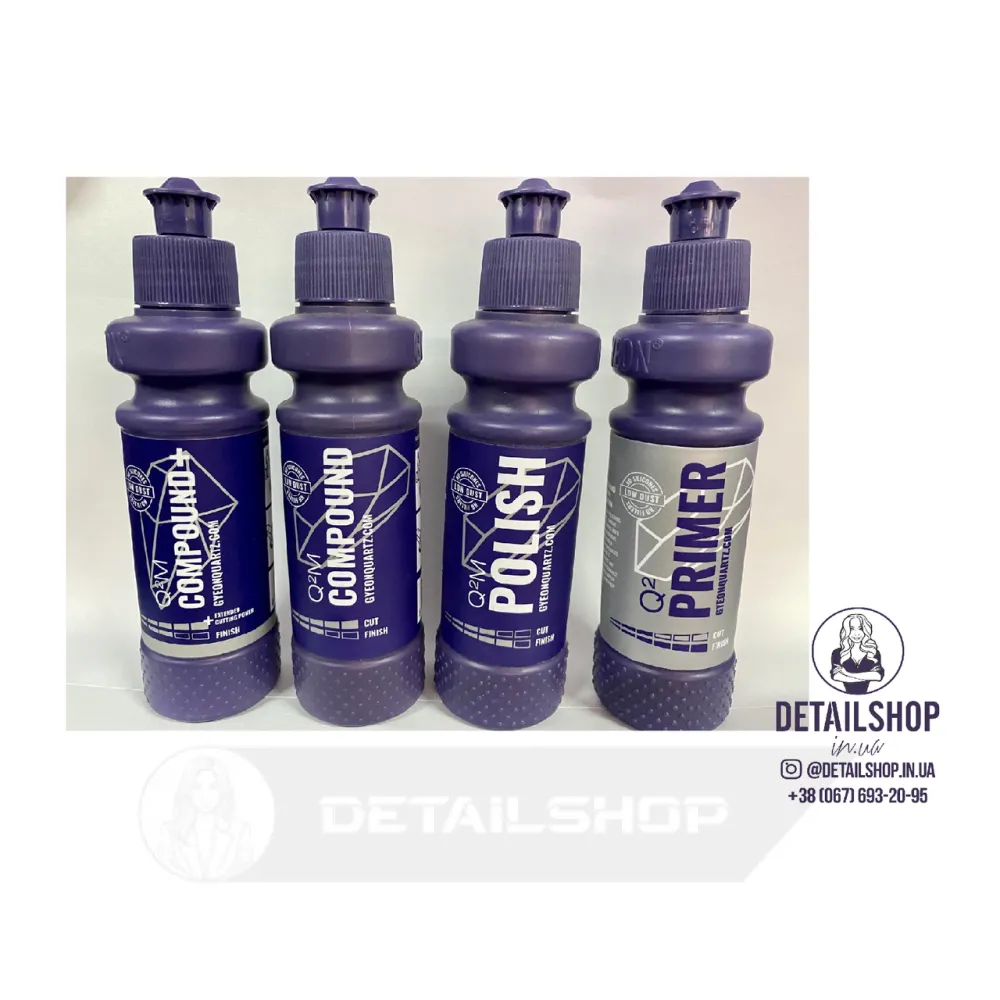 Gyeon Polish Tester Pack - набор полировальных паст 4 шт. по 120 мл.