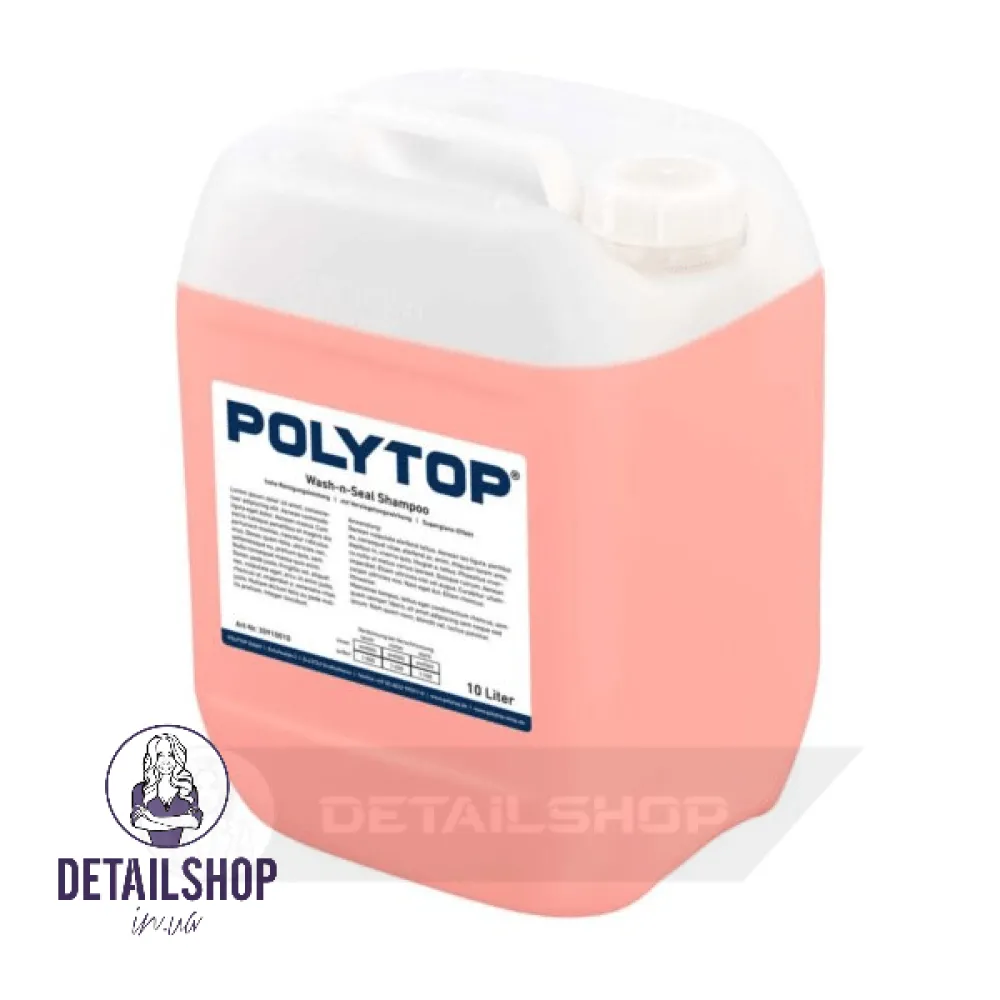POLYTOP Wash-n-Seal 10 L - автошампунь 