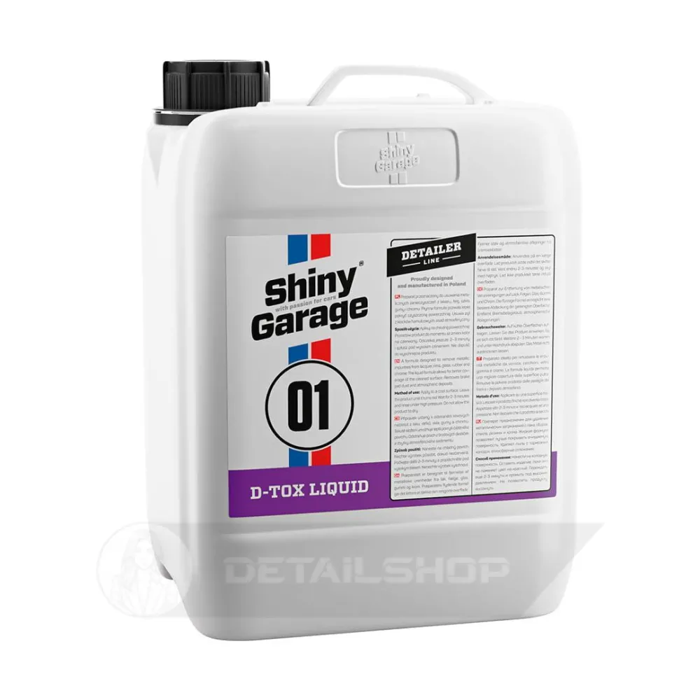 Очисник металічного пилу Shiny Garage D-Tox Liquid, 5л