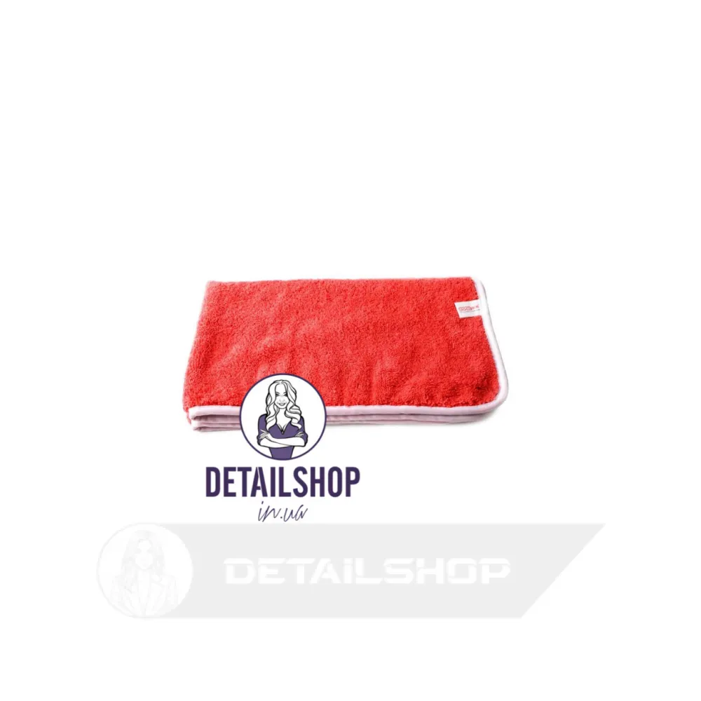 SGCB Edge Wax Towel - микрофибра с оверлоком, 40*60 красная