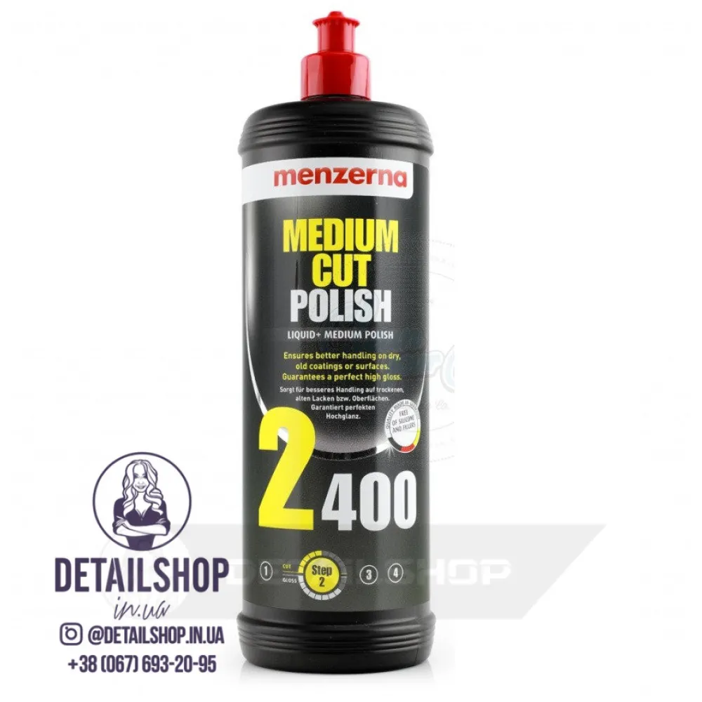 MENZERNA Medium Cut Polish 2400 Полірувальна паста середнього зерна 1 л