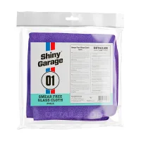 Набор из двух фибр для чистки стекла Shiny Garage Smear Free Glass Cloth, 40х40см