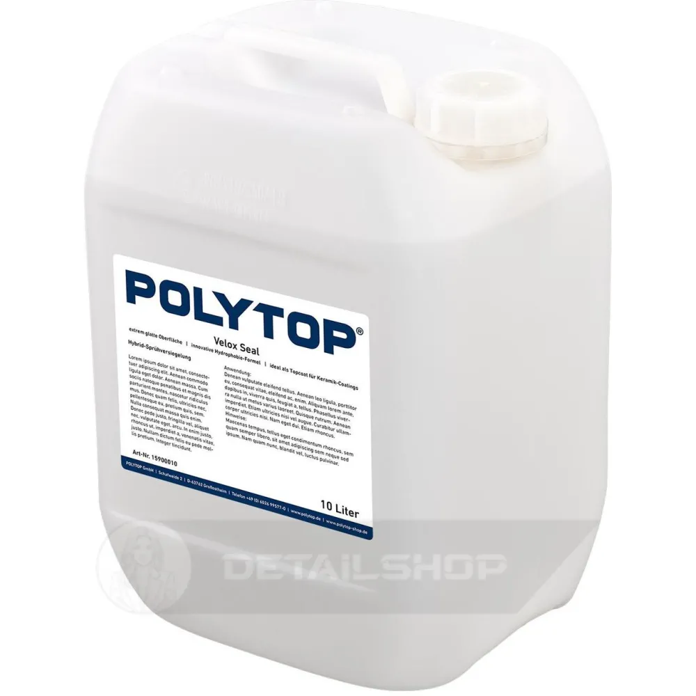 POLYTOP Velox Seal 10 L - керамічний спрей-герметик на основі SiO2