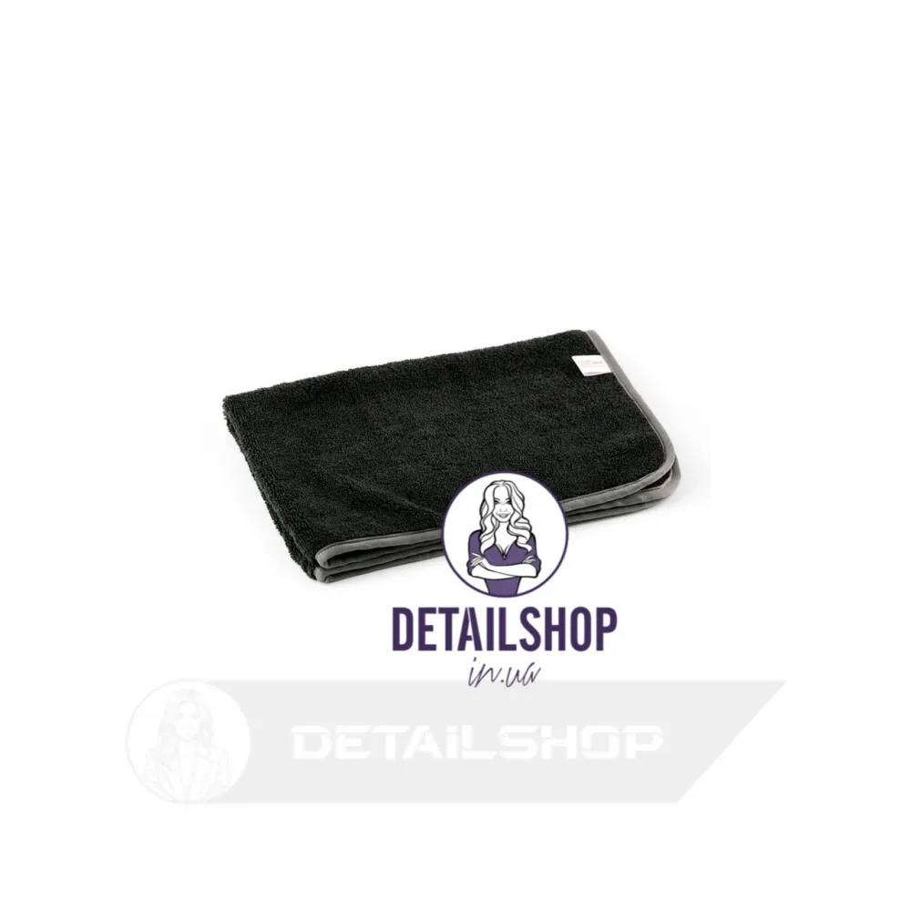 Edge wax towel - Микрофибра оверлочная 40х60 ЧЕРНАЯ