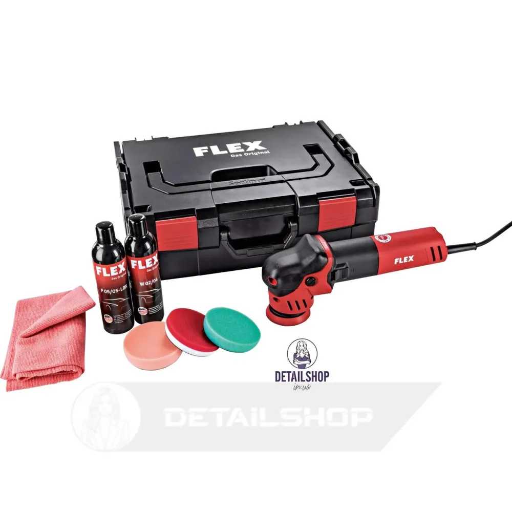 FLEX XFE 7-12 80 P-Set, ексцентрикова полірувальна машина для невеликих площ
