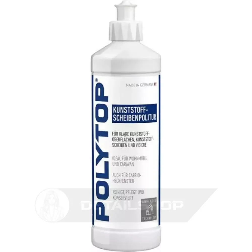 POLYTOP Plastic Glass Polish 500 ml - полірувальна паста для оргскла, скла, пластику та фар 