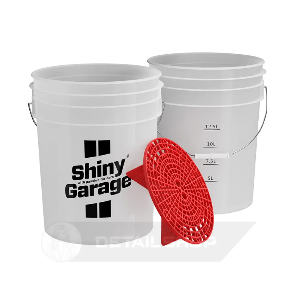 Ведро для ручной мойки с грязловильщиком Shiny Garage