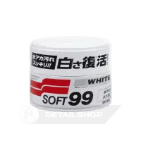 SOFT99 White Super Wax 350г - м'який віск для догляду за лакофарбовим покриттям автомобілів світлих і білих відтінків