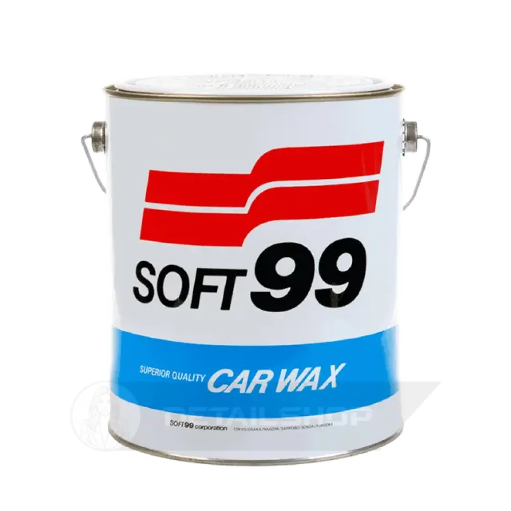 SOFT99 White Super Wax 350г- мягкий воск для ухода за лакокрасочным покрытием автомобилей светлых и белых оттенков