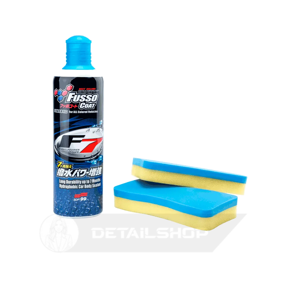 SOFT99 Fusso Coat F7 300мл - защитное покрытие для длительного водоотталкивающего эффекта и блеска