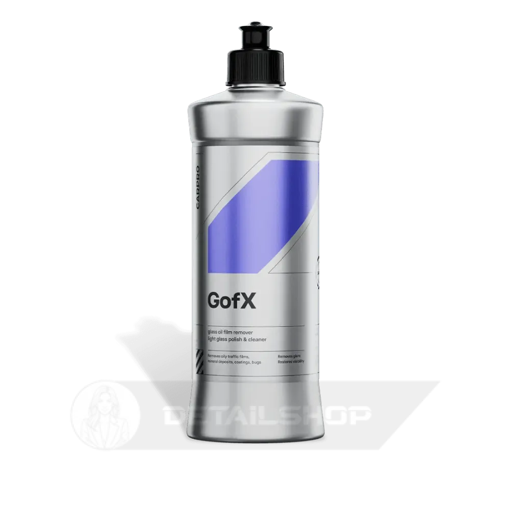 GofX  250мл — засіб для видалення масляної плівки зі скла та глибокого очищення