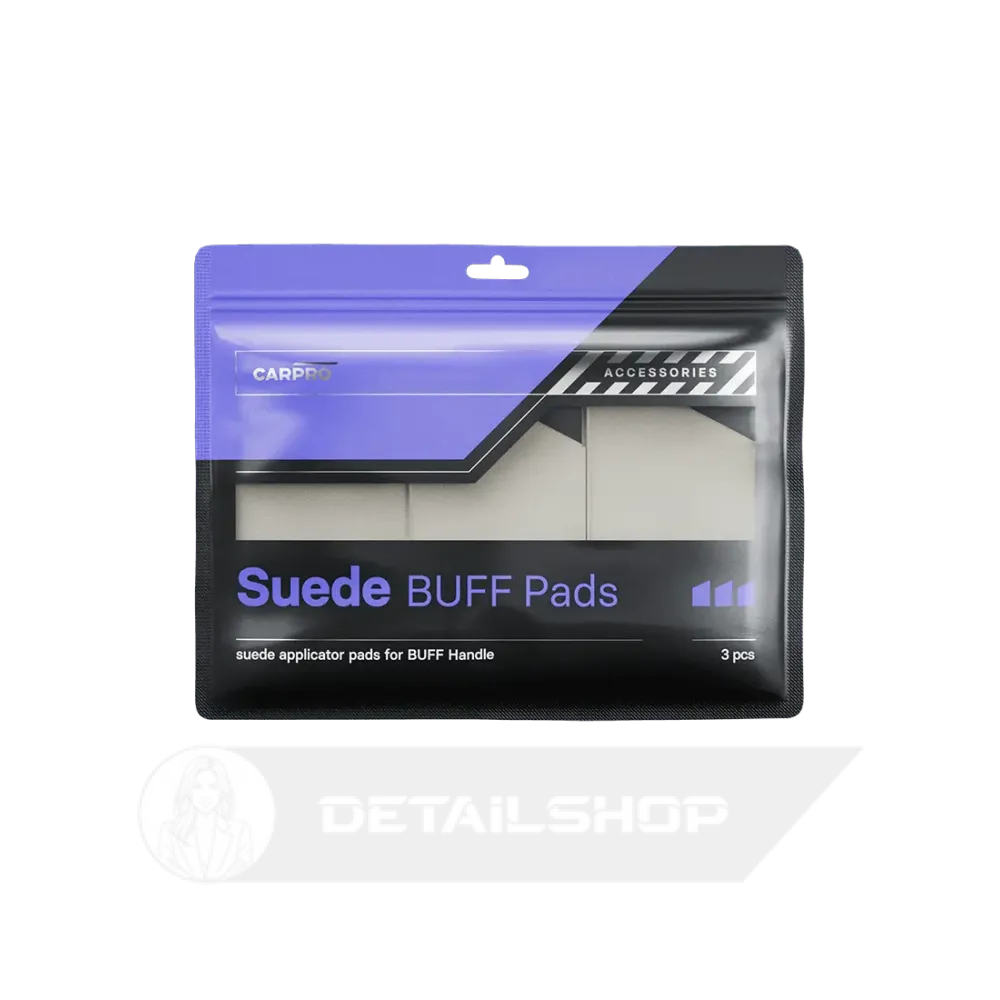 CARPRO Suede Applicator Pads для ручки BUFF - Набор из 3х замшевых полировочных падов
