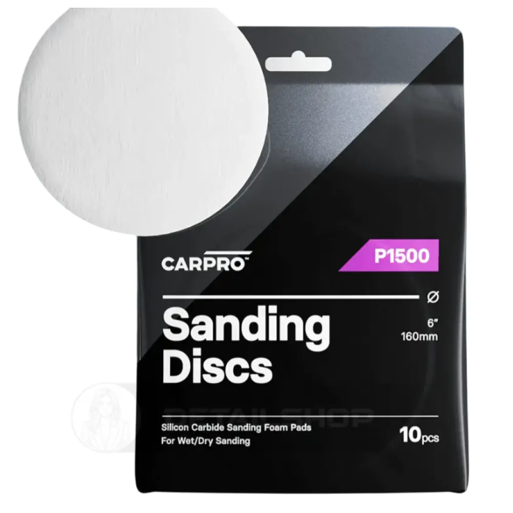 CARPRO Sanding Disc Sic P1500 130 mm -  шліфувальний круг з додаванням карбід кремнію (10 шт в упаковці)