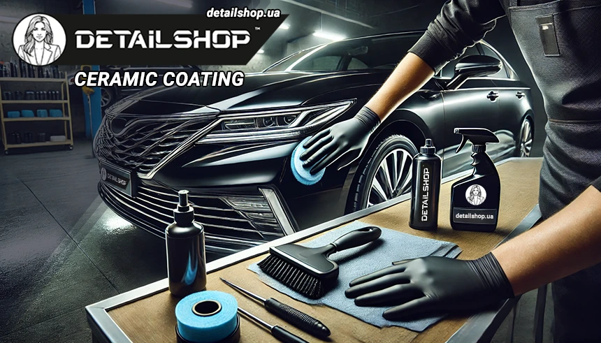 кераміка для авто, нанокераміка, рідке скло: CARPRO, Gyeon, Polytop